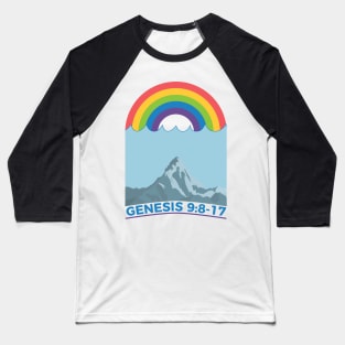 Rainbow God’s Promise Genesis 9 8-17 Baseball T-Shirt